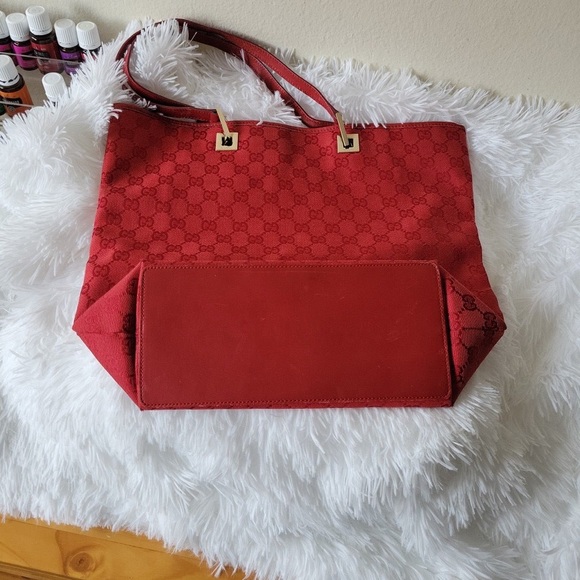 Authentic Gucci Canvas Tote with Certificate of Authenticity Good Condition - Picture 6 of 8